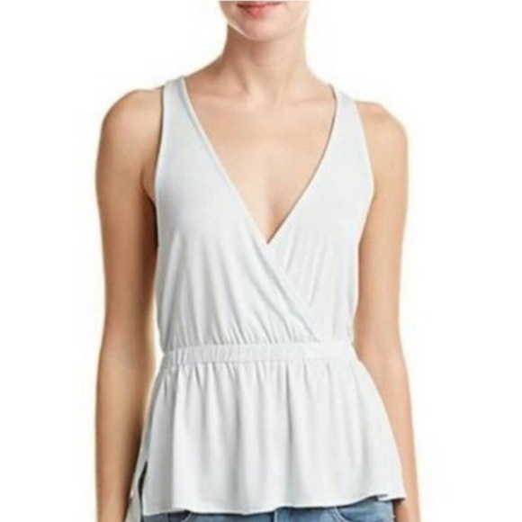 Free People Heat Wave Tank Top in Sky Blue sz XS - Picture 1 of 13